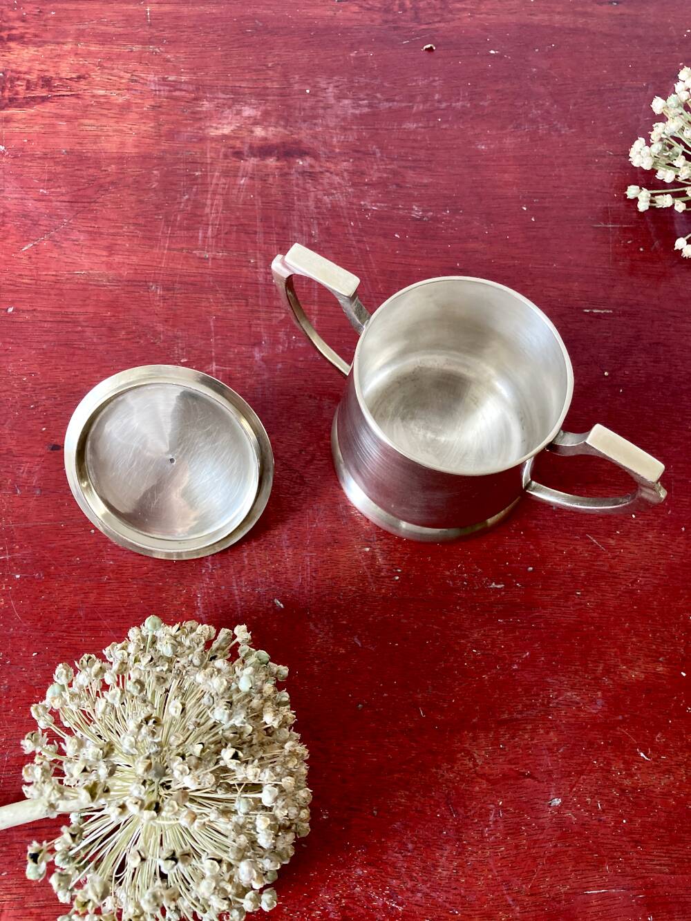 Antique Art Deco silver-plated tea and coffee set