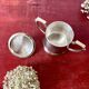 Antique Art Deco silver-plated tea and coffee set