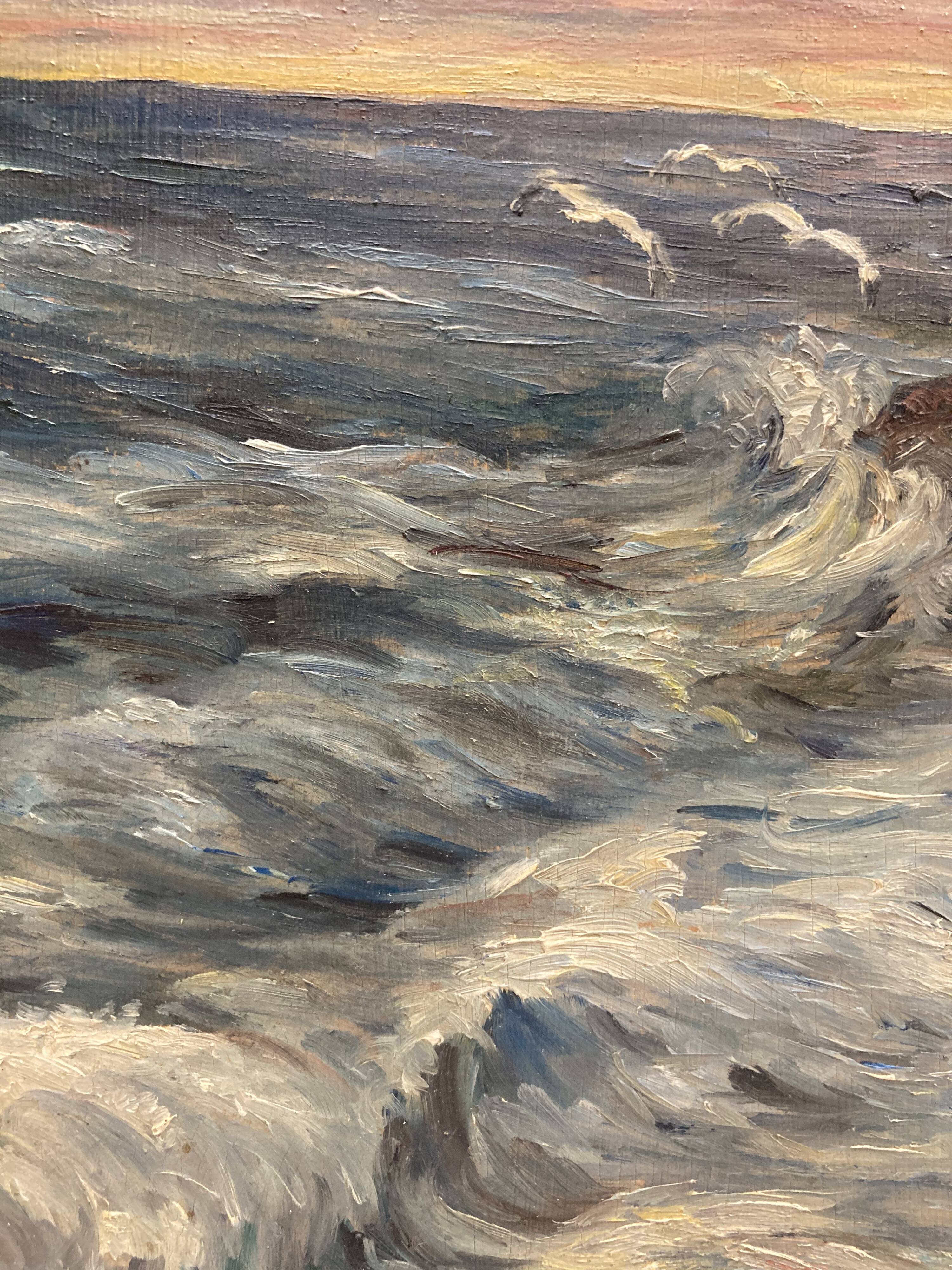 Vintage marine painting