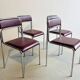 Chaise vintage bauhaus en chrome 90