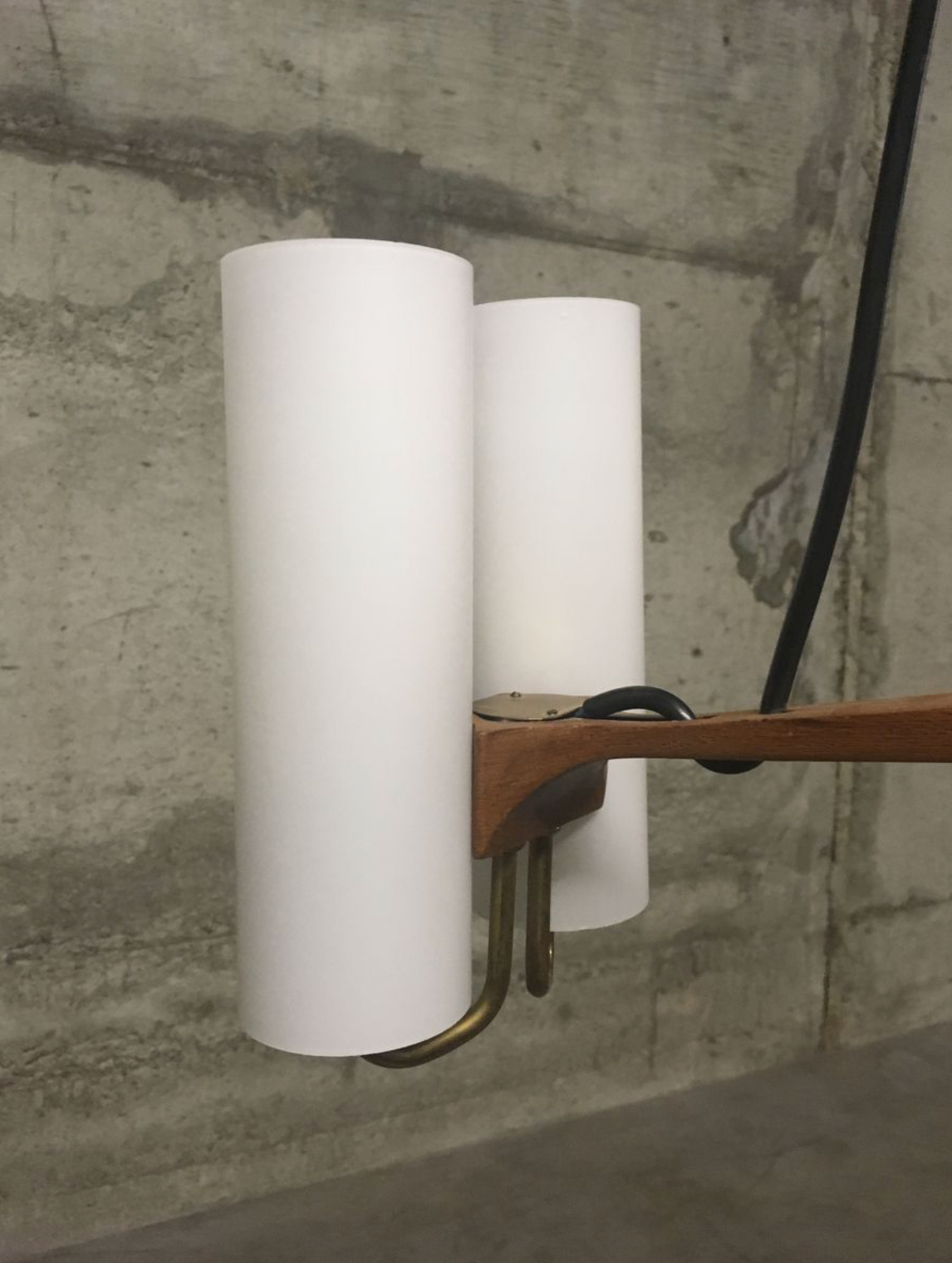 Chandelier by Uno & Östen Kristiansson for Luxus, 1950s