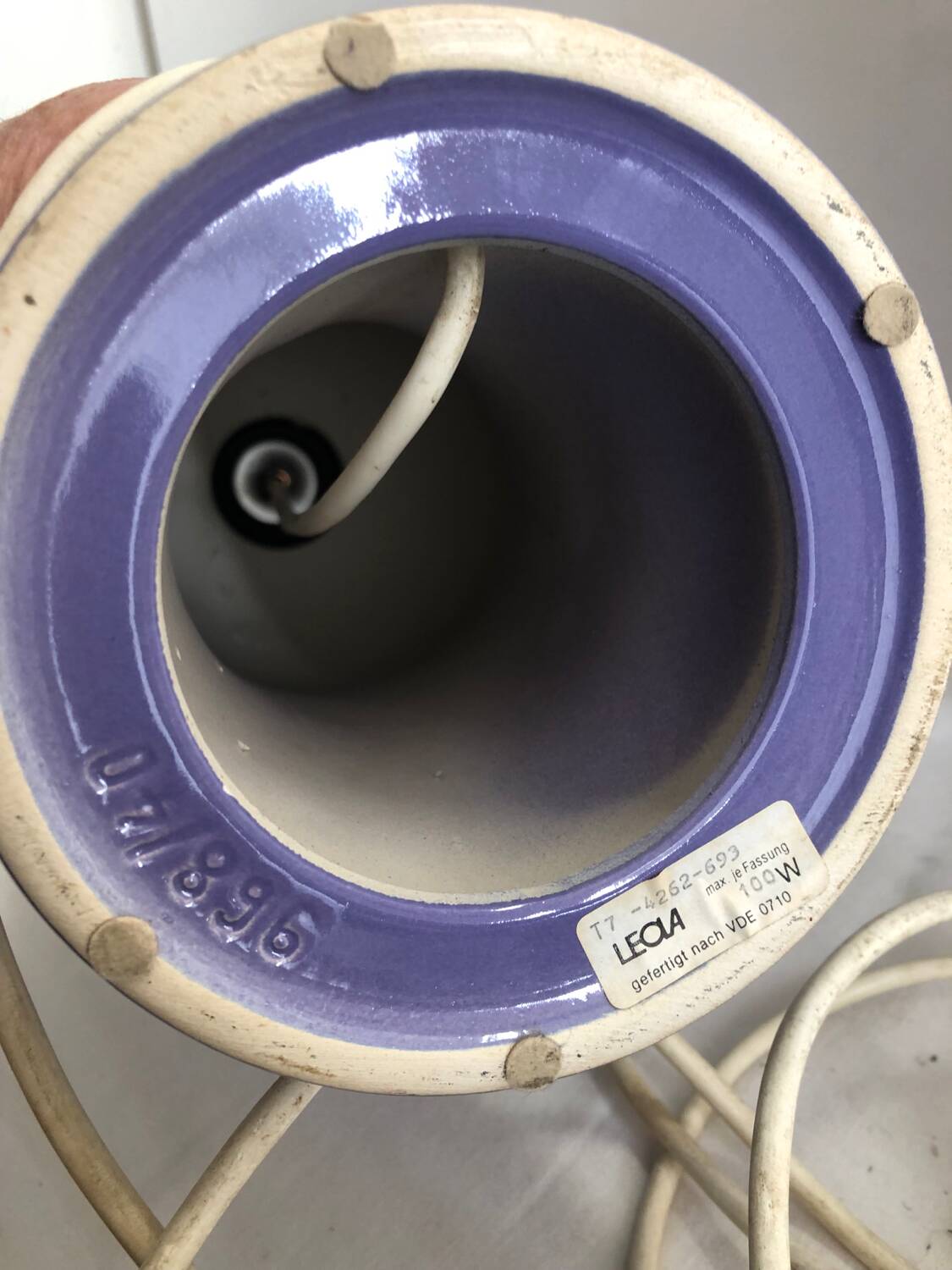 Pair of Leola ceramic lamp bases