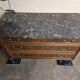 Mahogany commode with mahogany veneer from the Louis XVI period - late 18th century.