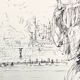 Drawing of the Luxembourg Garden by Eliane Diverly