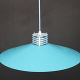 Unique colorful danish design lamp in  blue colors