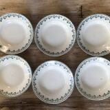 Set of 6 vintage pattern plates