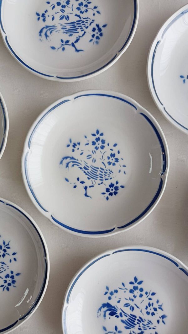 Lot de 12 assiettes creuses Moulin des loups, Alain