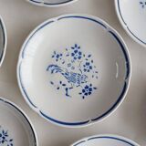 Set of 12 Moulin des Loups soup plates, Alain