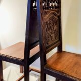 Paire de chaises bretonnes fin 19e siècle