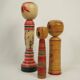 Lot de 3 poupées japonaise kokeshi