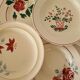 Old hollow plates X6 mismatched model of various French manufacture