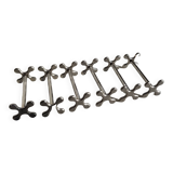 Coffret de 6 porte-couteaux inox Chabanne dans boite d'origine