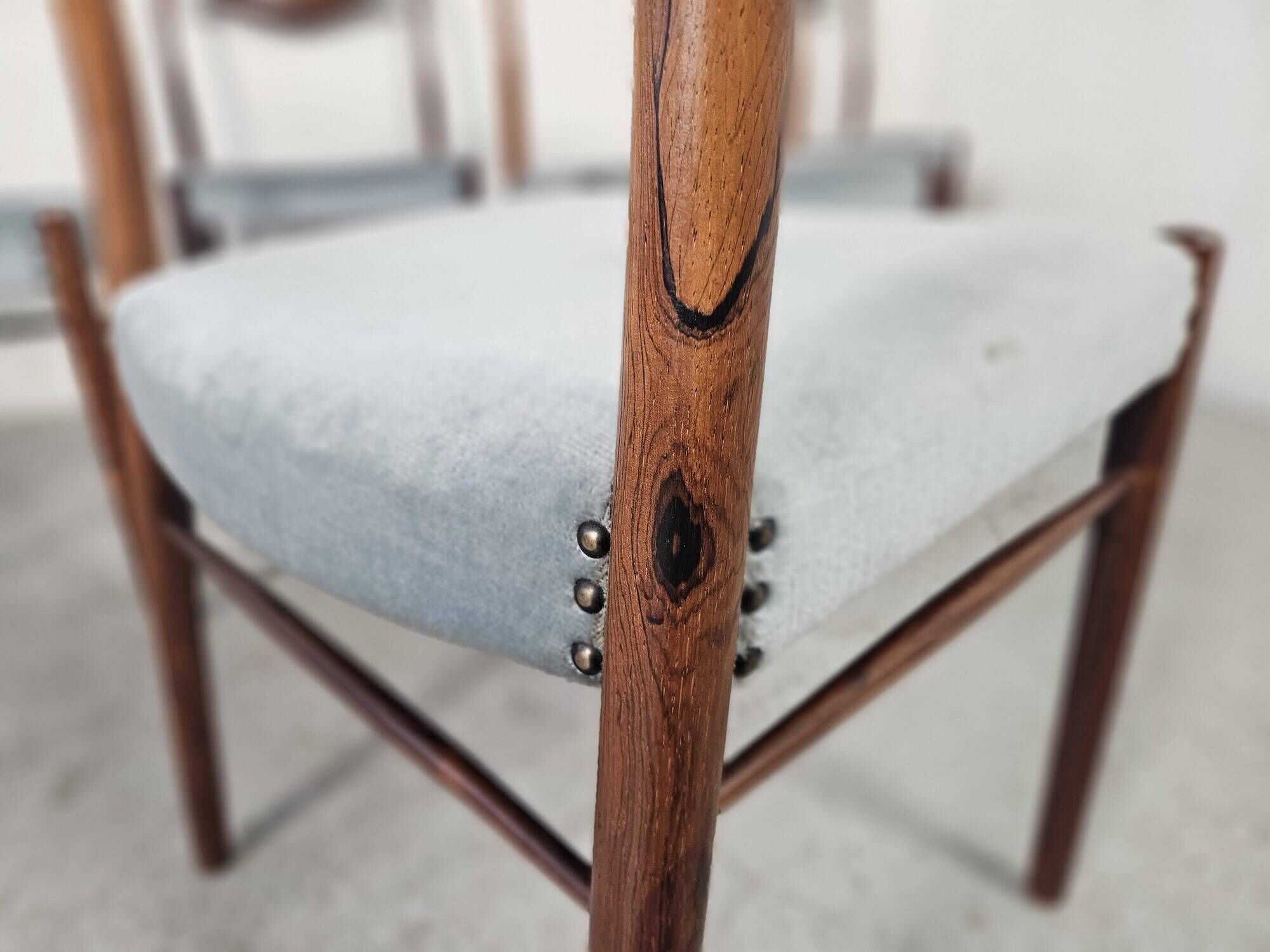 6 Scandinavian chairs in rosewood by Kai Lyngfeldt Larsen