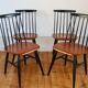Série de 4 chaises scandinaves Fanett Tapiovaara