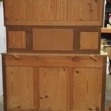 Ancien buffet deux corps formica des années 50/60