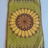 Set of 4 vintage 70s cotton napkins