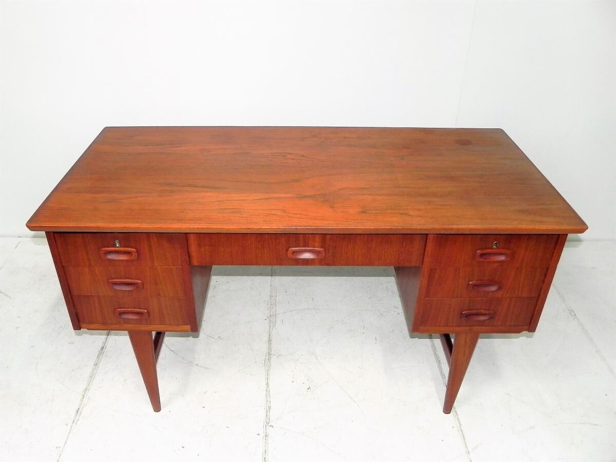 Vintage Scandinavian teak desk