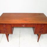 Vintage Scandinavian teak desk