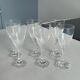 Set de 6 verre a vin cristal d’arques modèle granville forme de fleur