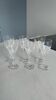 Set de 6 verre a vin cristal d’arques modèle granville forme de fleur