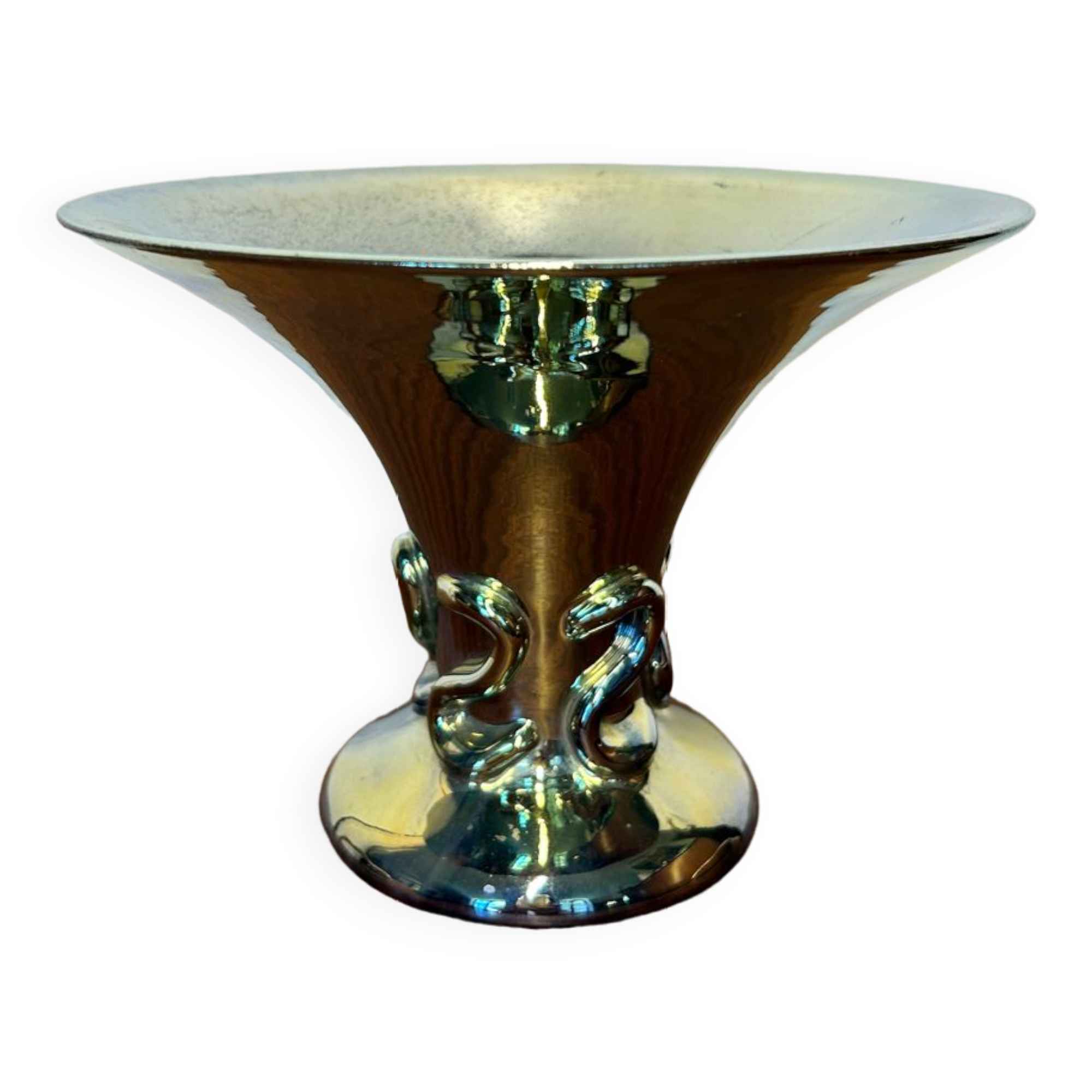 Rambervillers flamed sandstone bowl from the 60s