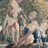 Wool and silk tapestry, Aubusson, 18th century