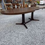 Extensible Baumann table in oak from the 1960s.