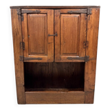 Small antique rustic wardrobe, circa 1880