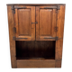 Small antique rustic wardrobe, circa 1880