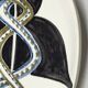 Cup Vide Poche Roger Capron Serpents decor ceramic France 1950