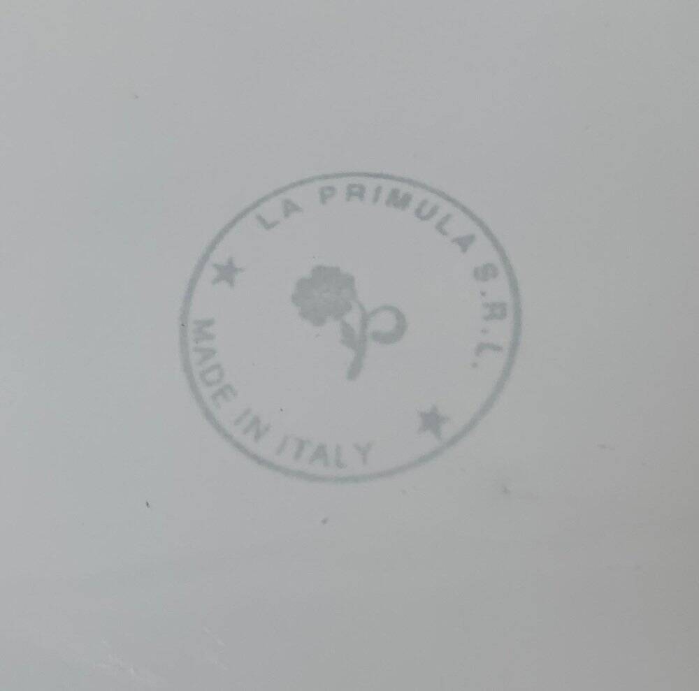 Large vintage ceramic bowl plate from La Primula, Italy.