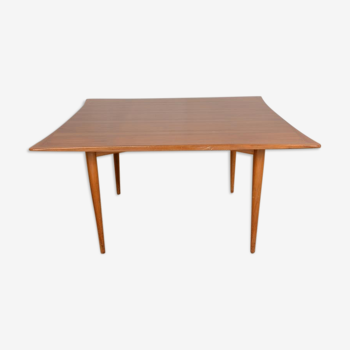Vintage teak coffee table varnished from the 60s
