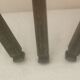 Pair of metal wall lamps from the 50