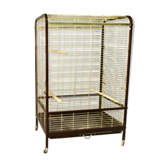 Cage à perroquets vintage grand modèle