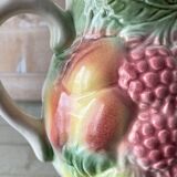 Vintage fruit slip pitcher