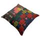 Vintage turkish kilim cushion cover , 55 x 55 cm
