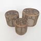 Set of three manou baskets or side tables attrb. to Tito Agnoli, Italy 1970