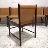6 chaises modèle Cantu, Sergio Rodrigues, édition Brésilienne 1960