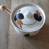 Poelon with marsh pottery lid