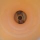 Vintage pendant lamp, orange opaline glass 1970