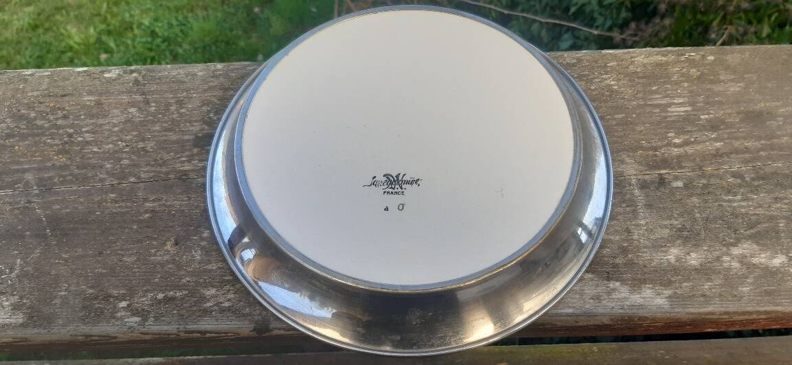 Louis XV Sarreguemines decor tray