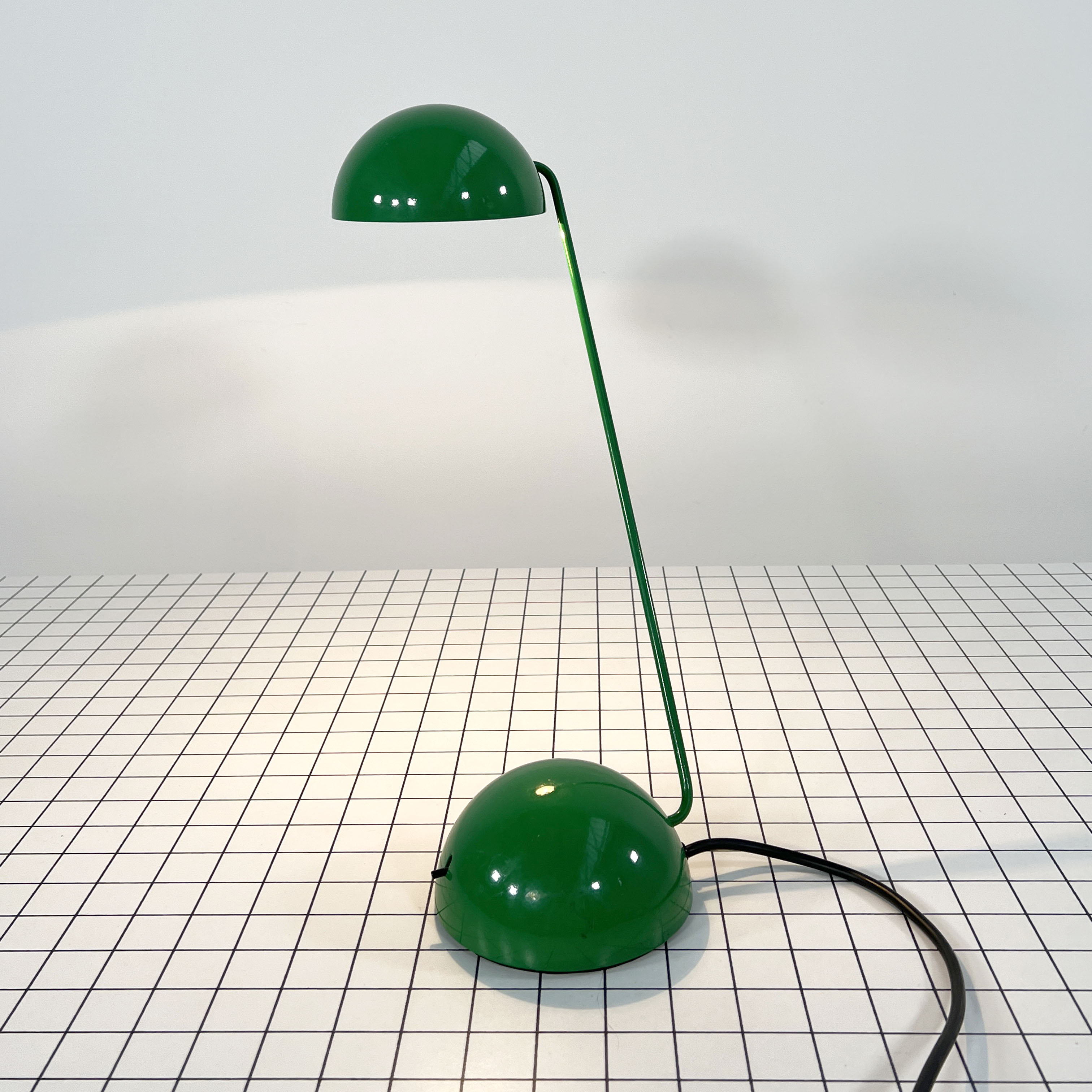 Green "bikini" table lamp by R. Barbieri & G. Marianelli for Tronconi, 1970