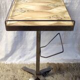 Steel and ceramic side table 70s