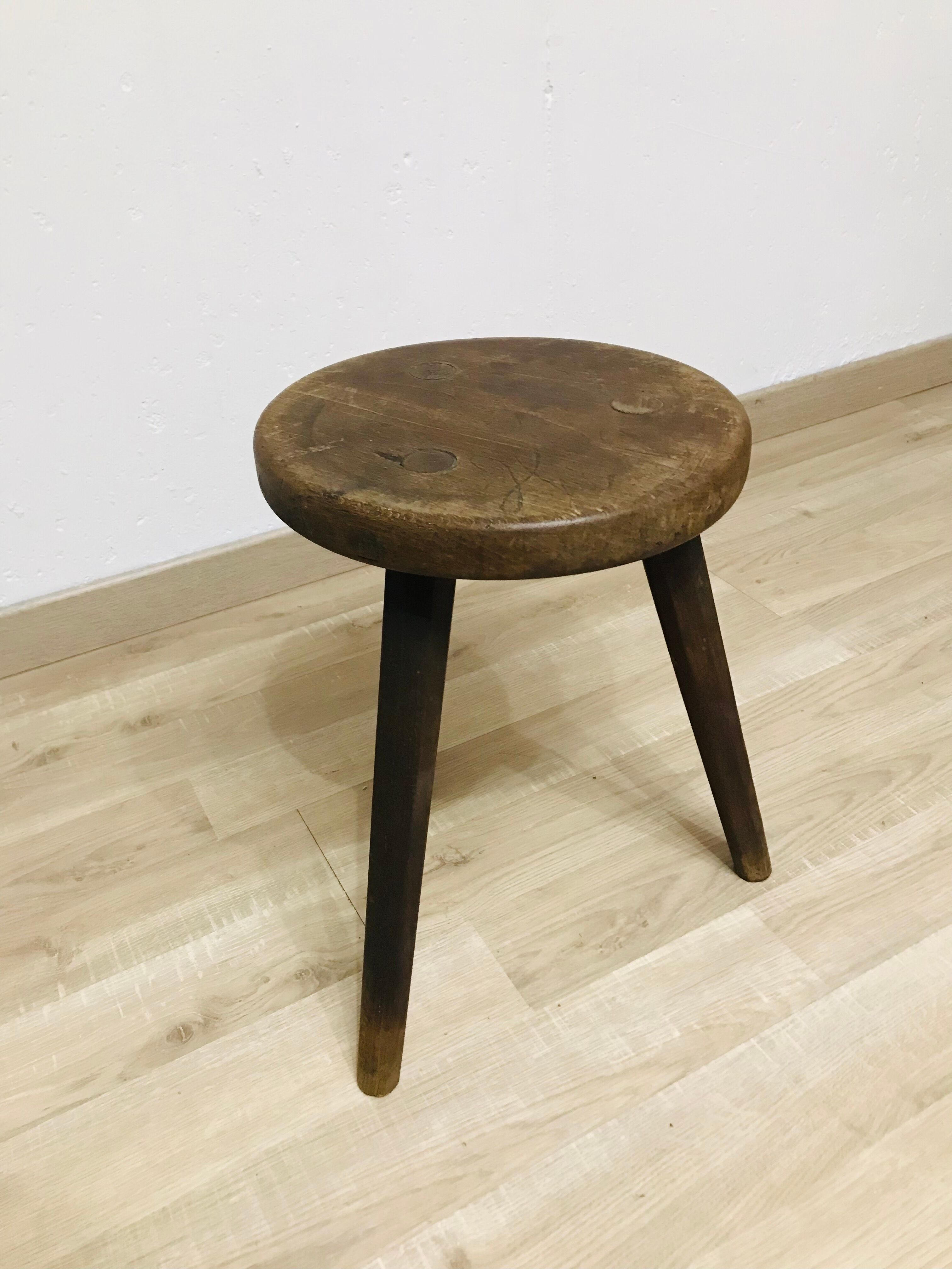 Old farm stool