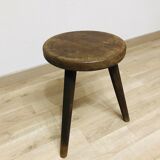 Ancien tabouret de ferme