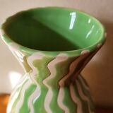 Almond green vase