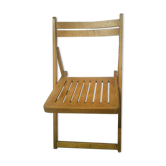 Wooden folding chair