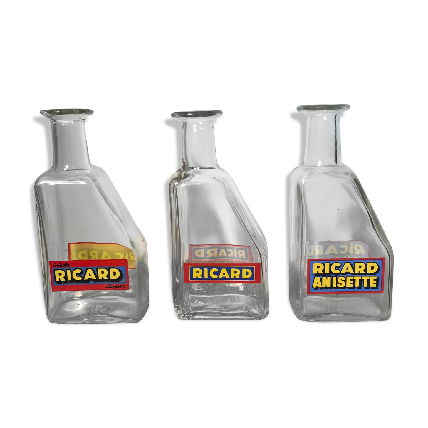 Set of 3 decanters ricard 50cl