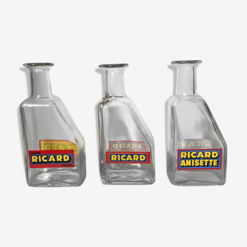 Set of 3 decanters ricard 50cl