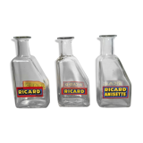 Set of 3 decanters ricard 50cl
